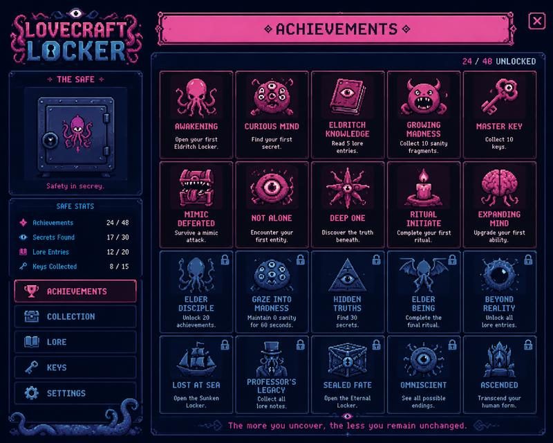 Lovecraft Locker 任务推进 演示图 8