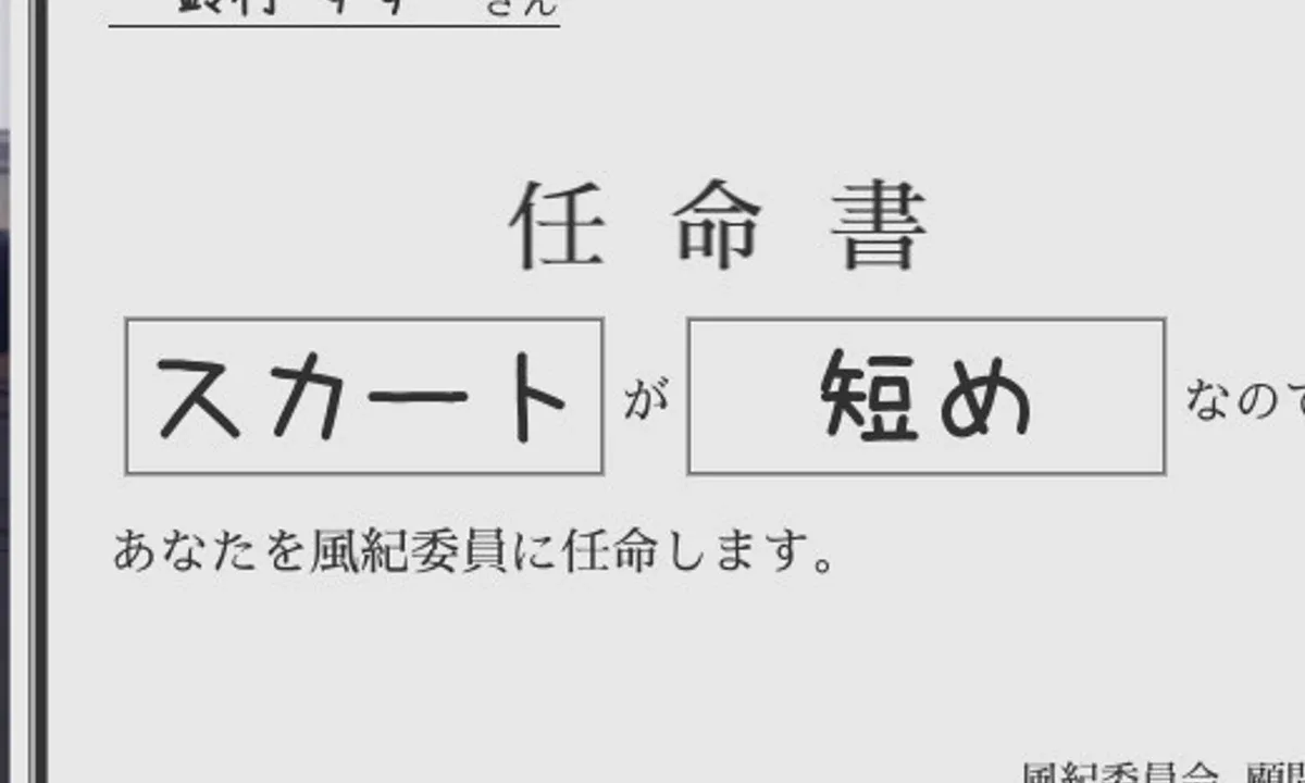 校规女子_校則女子 新手向 预览图