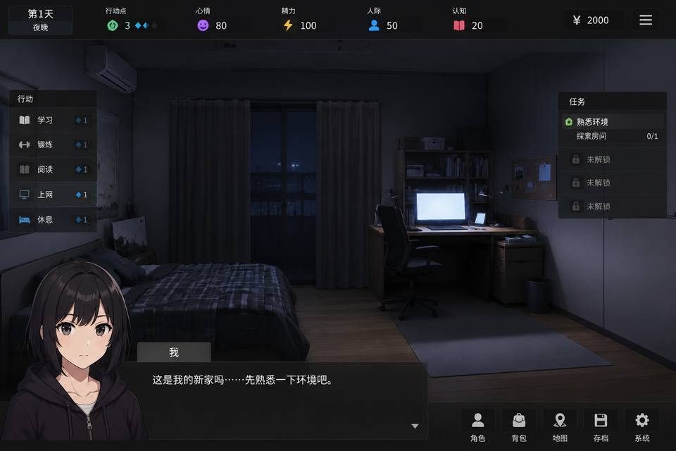 ROOM 角色路线 画面 1